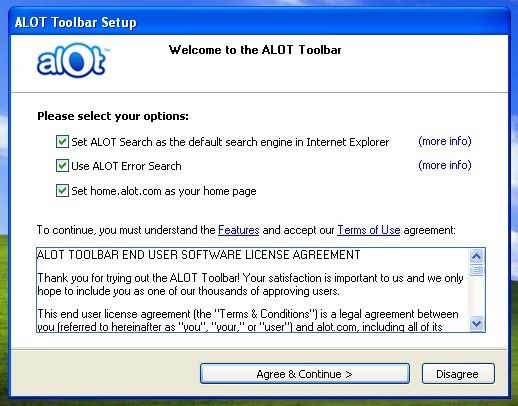 Safe tips to remove ALOT Toolbar completely: