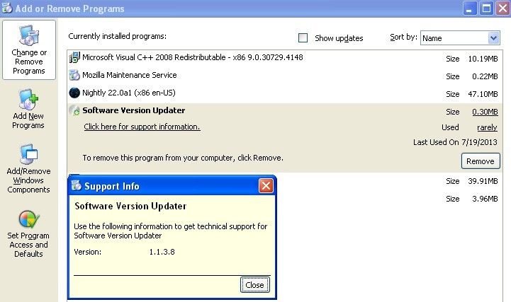 Software Version Updater -  2