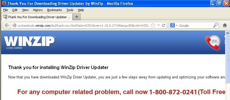 Now, you might be able to uninstall WinZip Driver Updater referring ...