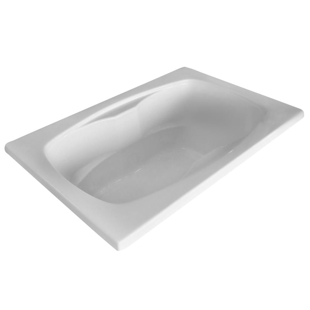 Carver Tubs AR7242 72x42 Drop-In Center Drain White ...