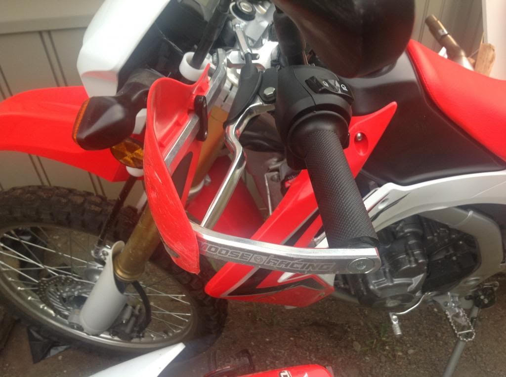 CRF250l Moose handguard installation problems CRF250 L/M ThumperTalk