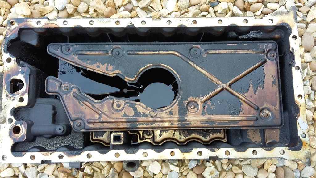 Oil pan damage 97 850 NA