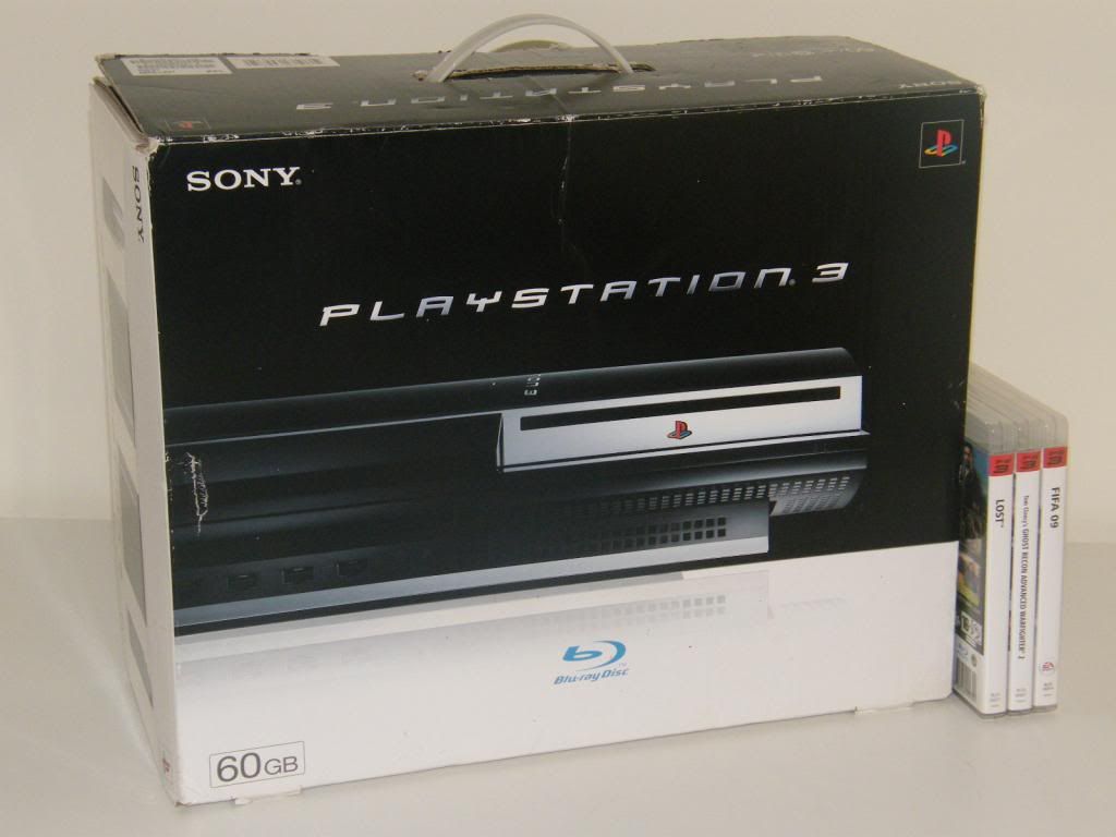 Sony Playstation 3 PS3 Console Games 60GB Original Backwards Compatible