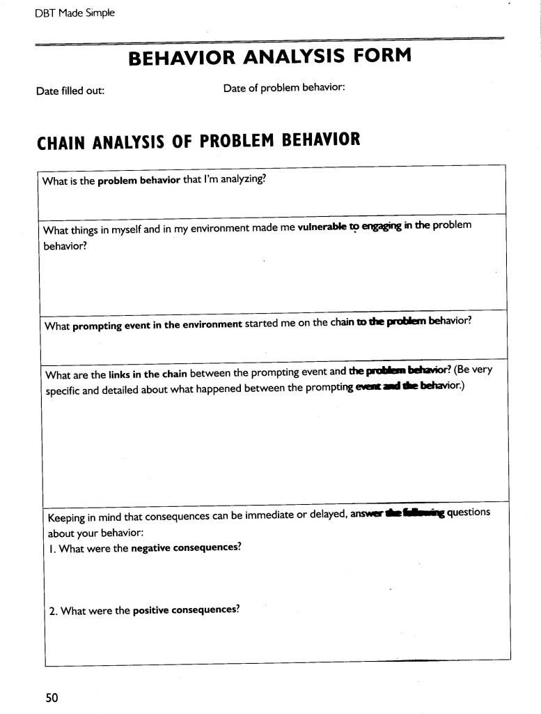 Printables Dbt Worksheets dbt worksheets bloggakuten