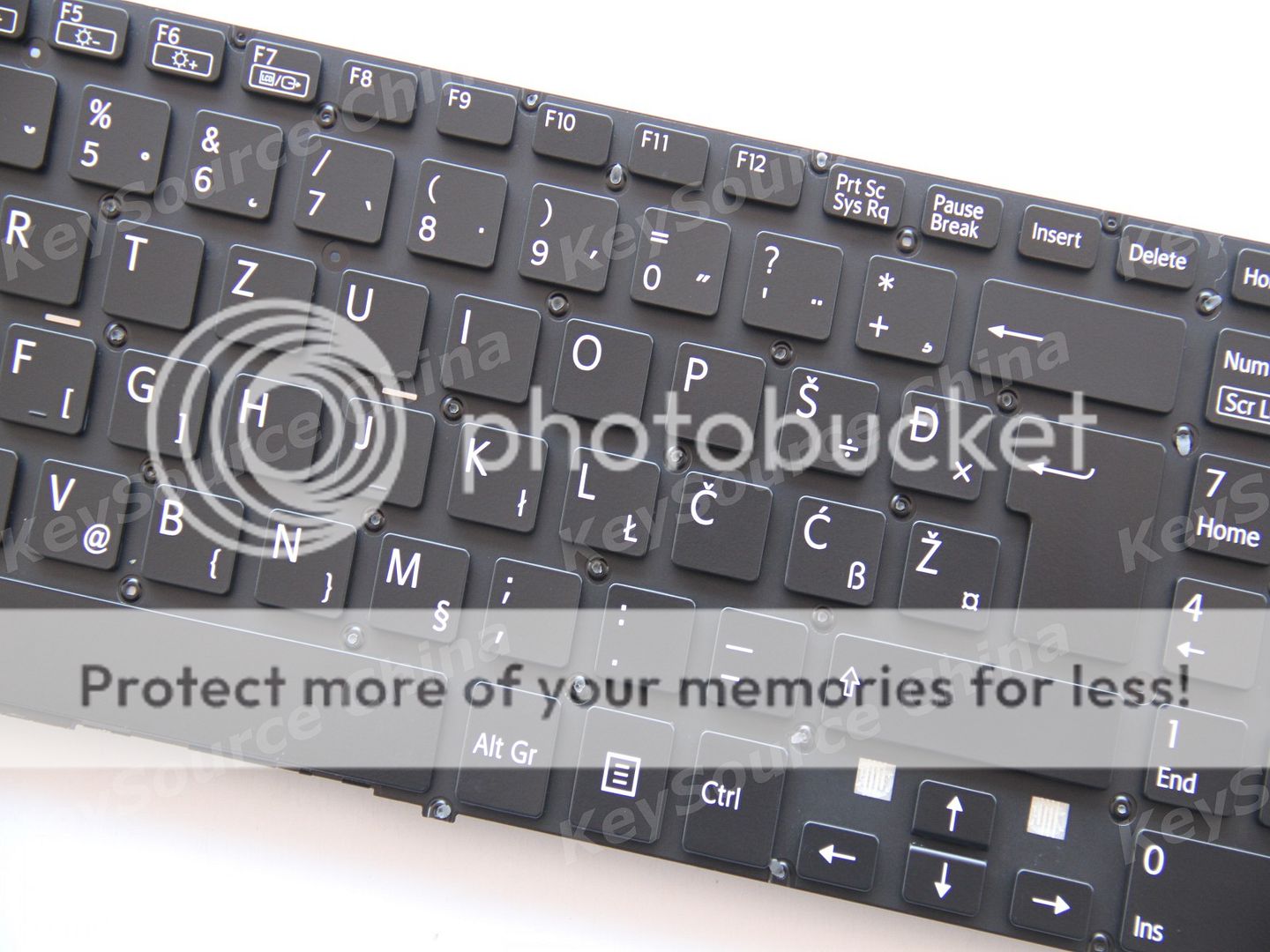 Backlit Tipkovnica Slovenian Croatian Keyboard for Sony Vaio Fit 15E ...