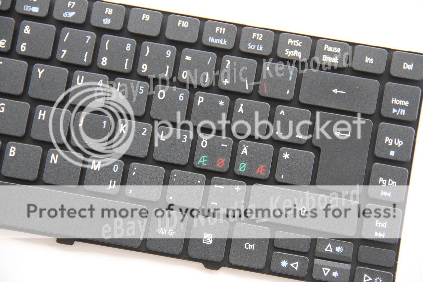 Dansk Swedish Nordic Keyboard for Acer Aspire 4740 4736 4750G 4810T ...