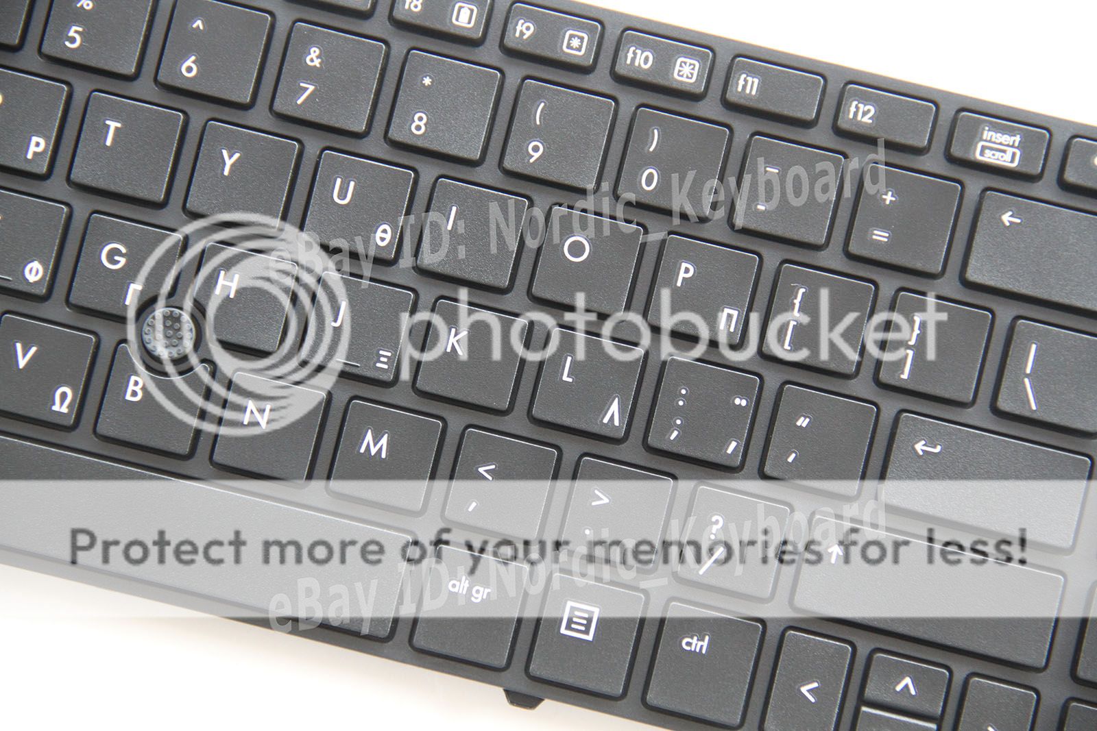 Ελληνικό Πληκτρολόγιο Greek Keyboard for HP Probook 6560b 6565b 6570b ...