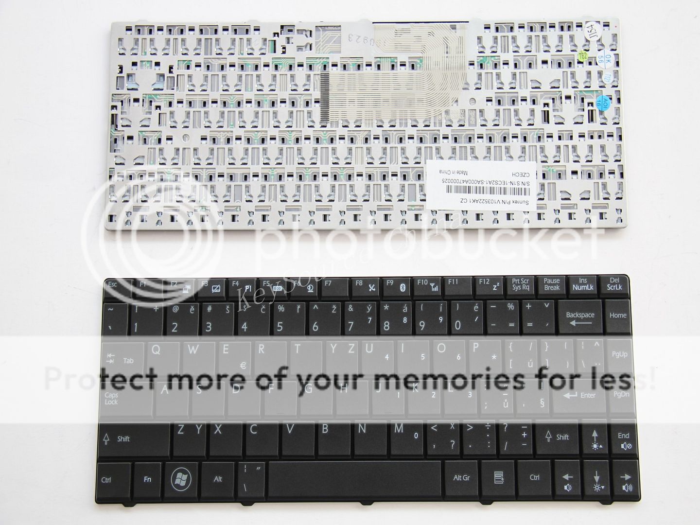 CZ Česká Klávesnice Czech Keyboard for MSI X400 X410 CR400 EX460 S1N ...