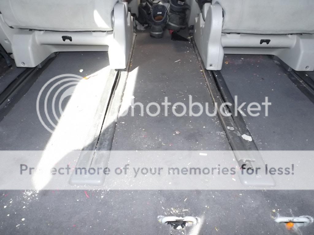 Poor design- Second row bucket seat tracks | Toyota Sienna Forum ...